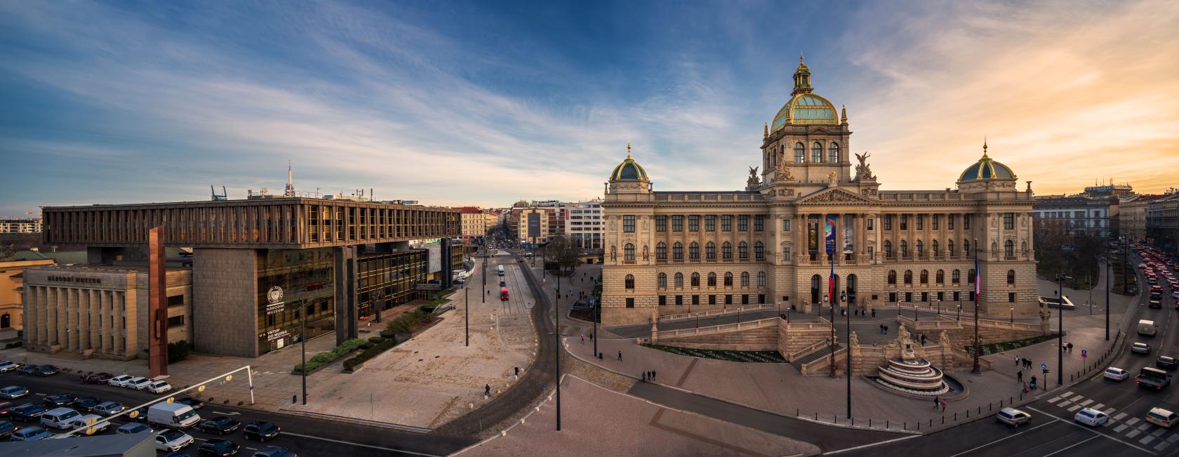 New building (on the left) and Historical building (on the right)